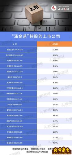 涌金有哪些股票(涌金集团股票)